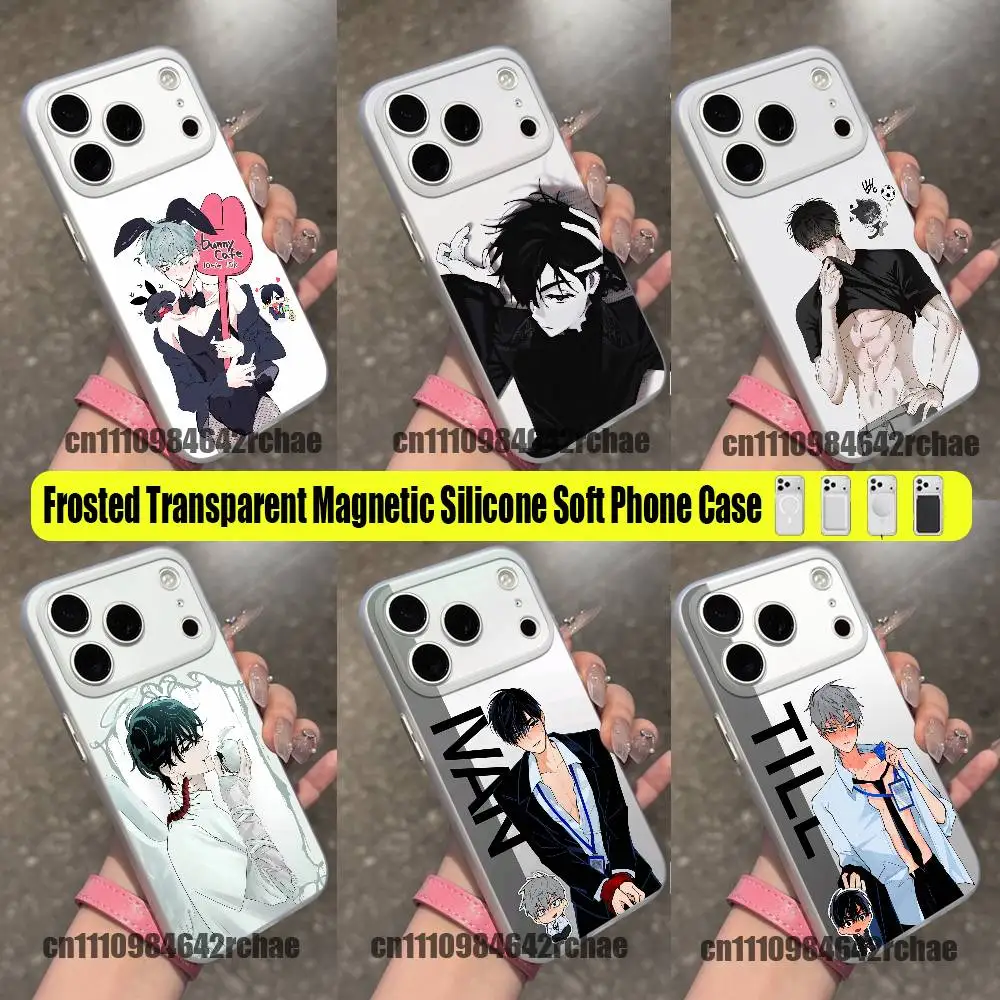 For Alien Stage Ivan Till Phone Case For iPhone 15 12 11 14 13 16 17 E Pro Max Plus Mini Air For Magsafe Magnetic Clear