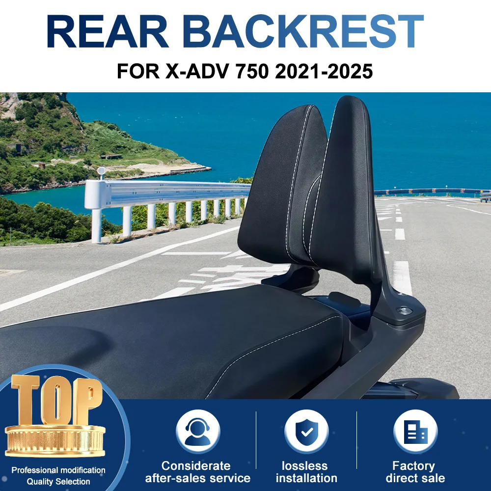 New Motorcycle Accessories for 2021-2025 Honda X-ADV 750 Models, Including Modified Rear Passenger Seat Backrest Foam Padding
