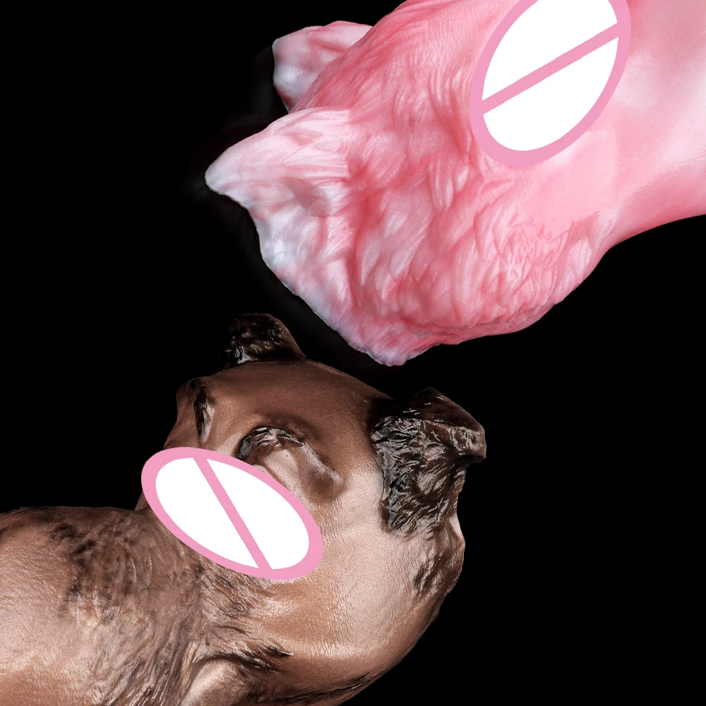 YOCY Fantasy Wolf Furry Male Masturbator Single Channel Stroker Deep Throat Platinum Silicone Onahole Adult Sex Toys 18+