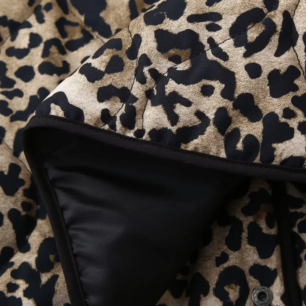 

Women's Cotton Jacket Animal Print American Style Autumn New Arrivals European And American Fashion