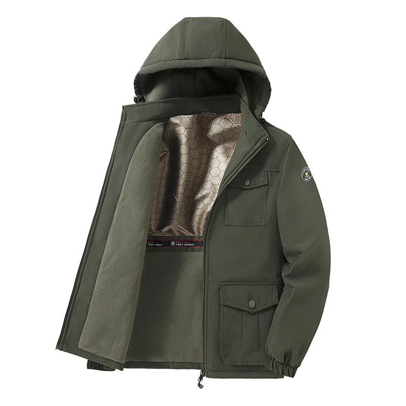 Outdoor Men Army SoftShell Tactical giacche impermeabili uomo cappuccio cappotto militare combattimento pesca escursionismo campeggio arrampicata