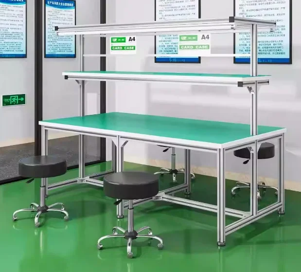 Customizable Woodworking Workbench, Double-layer Workbench, Flat Garment Cutting Table