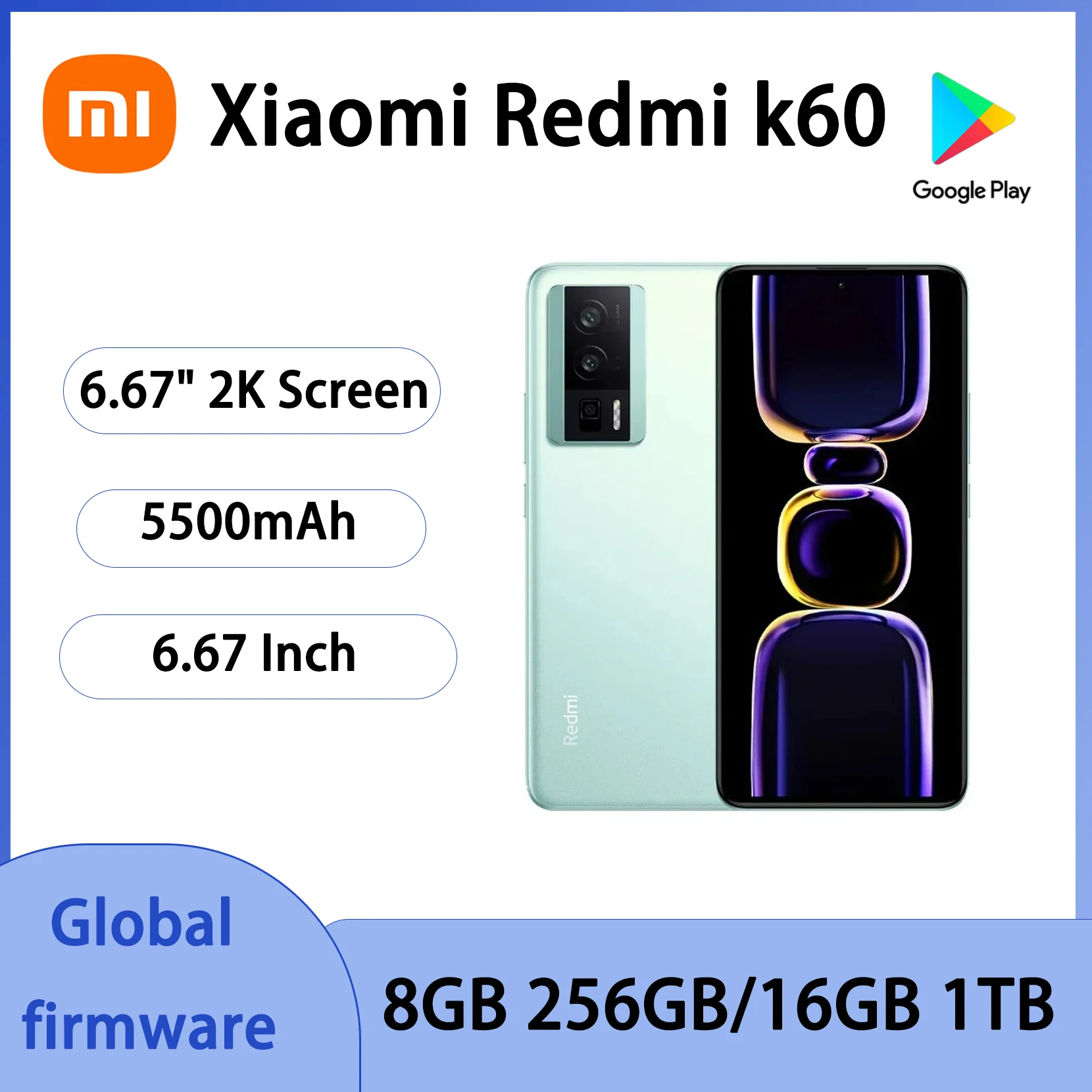xiaomi Redmi K60 5G 6.67