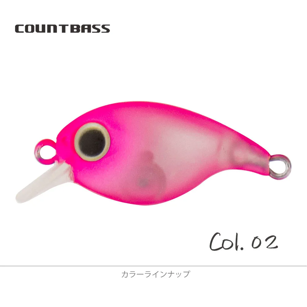 COUNTBASS 28mm 1-1/8" 1,7g 1/16 oz. Schwimmende Wobbler, Forellenangeln, Kunststoff, harter Köder, Köder, Wobbler, Barsch, Leurre-Anglerköder – Detail 14