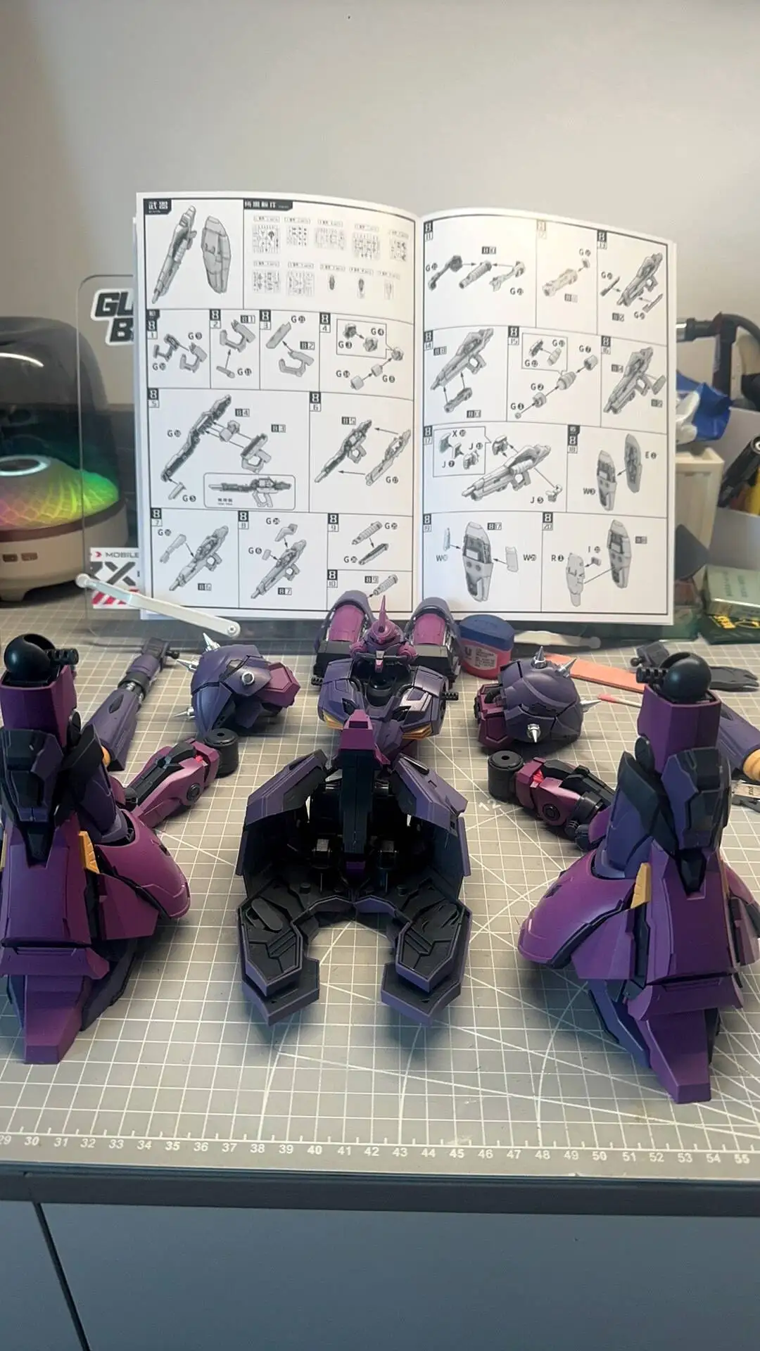 ชุดประกอบโมเดล MECHAARK MG /100 Titan Messer สไตล์ GK ของเล่นสะสมพลาสติกสำหรับเป็นของขวัญ