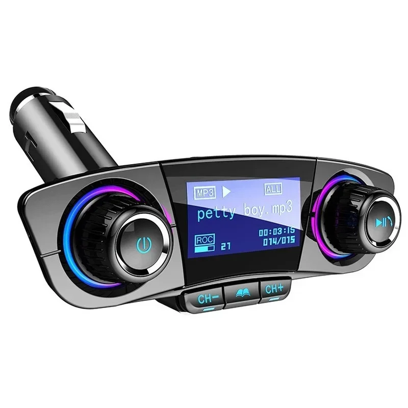 FM Transmitter Wireless Bluetooth 5.0 Car MP3 Player AUX Audio Receiver TF USB Music Players USB Charger