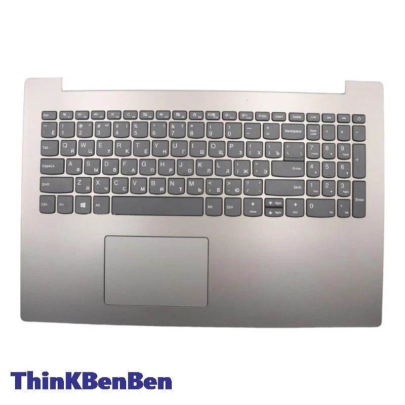 RU Russische Toetsenbord Chocolade Hoofdletters Palmrest Shell Cover Voor Lenovo ideapad 330 15 ARR ICN Laptop 5CB0R26426