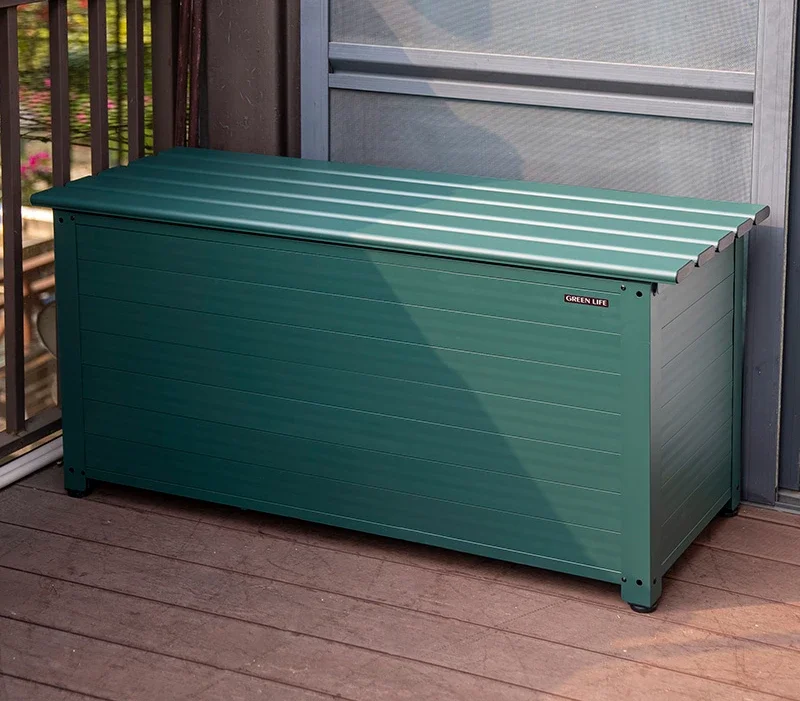 

Aluminum Outdoor Storage Cabinet Garden Sunscreen Rain Protection Tool