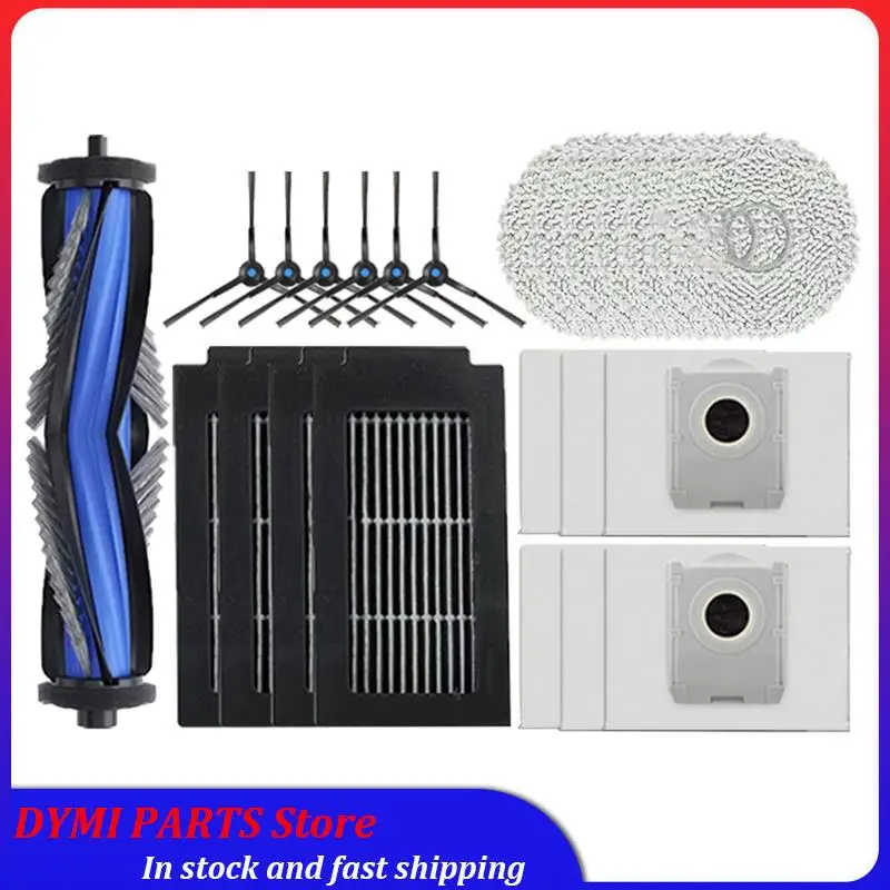 

Глобальная распродажа - основная боковая щетка HEPA-фильтр, тканевый мешок для пыли для Ecovacs T50 PRO OMNI/T50 AUTO DDX67, запасной пылесос для робота-пылесоса Pa