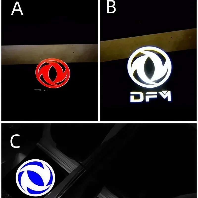Car Door Sill Light Customized Logo LED WelcomeThreshod Pedal Lamp Auto for DongFeng FengGuang S560 580 500 Ix7 Ix5 E3 Car Goods