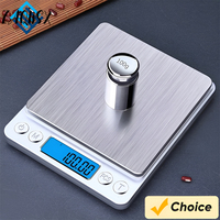 3Kg/500G 0.1 0.01g Digital Kitchen Scale Precision Scales Jewelry Weighing For Food Diet Postal Balance Measuring LCD Electronic