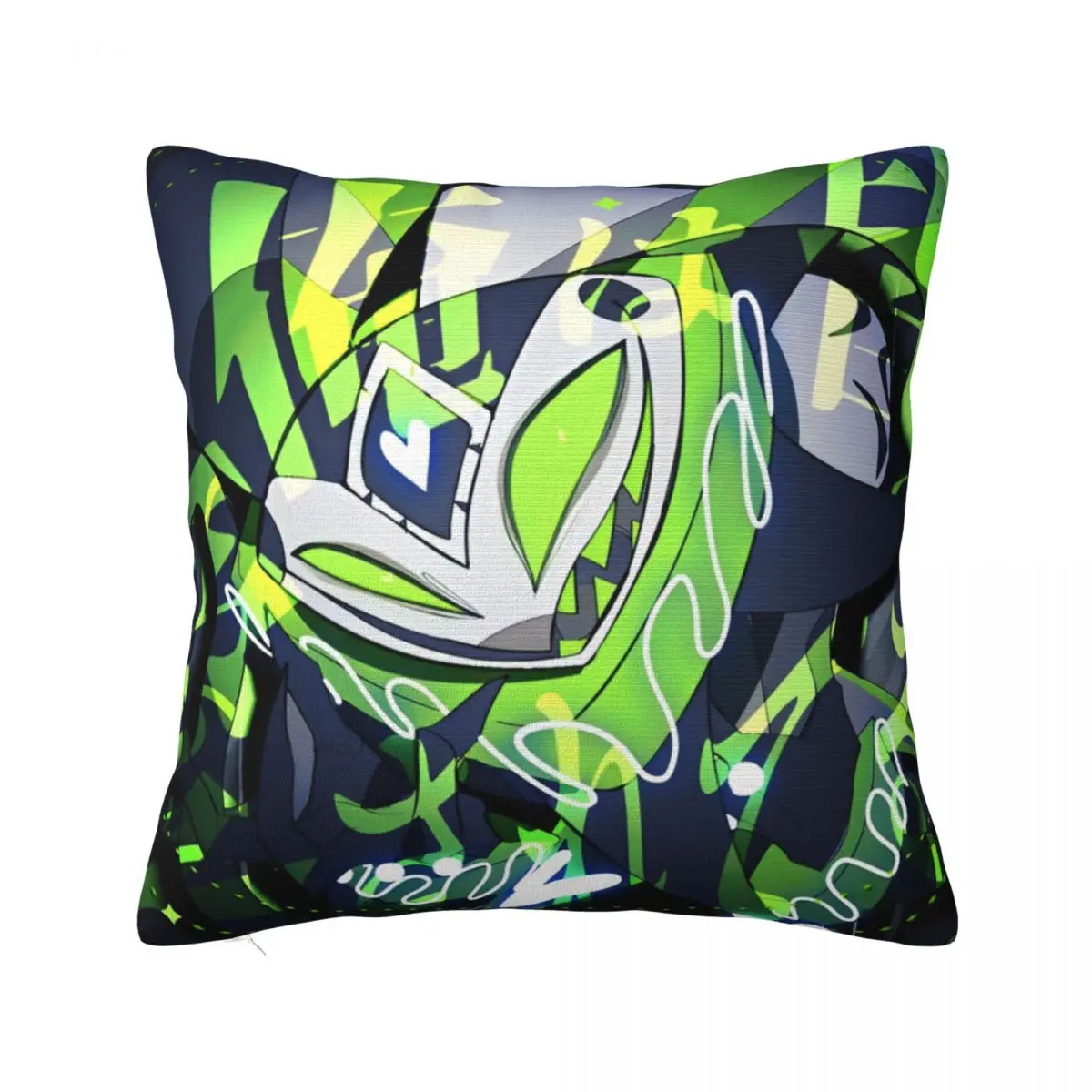 Helluva-Boss Cartoon Pillowcase Soft Polyester Cushion Cover Decoration Throw Pillow Case Cover Home Zippered 45*45cm