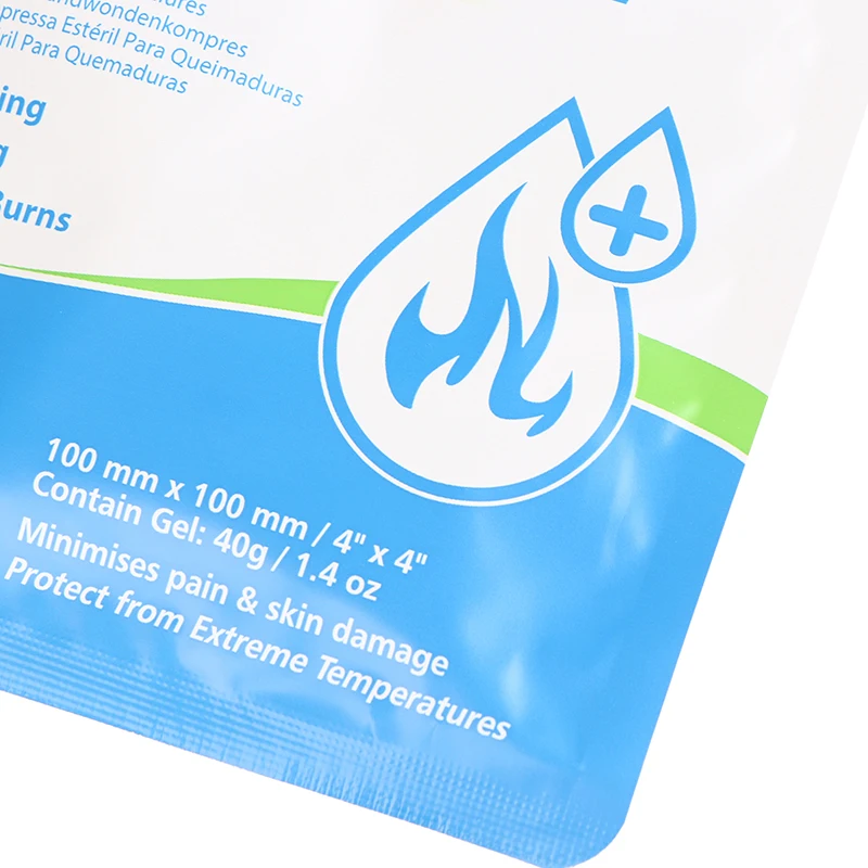 Notfall medizinische Hydro gel Burn Gel Dressing Bandage Patch für Burn care Wund versorgung Erste-Hilfe-Kit entlasten