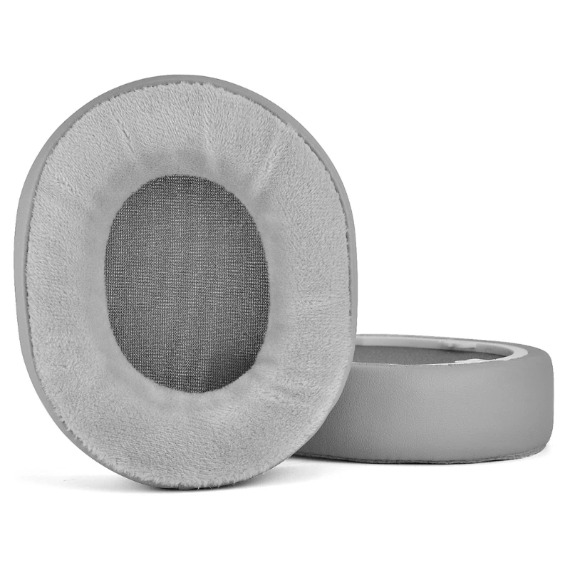 Almohadillas para auriculares HS55 HS65, almohadillas seda helada/cuero