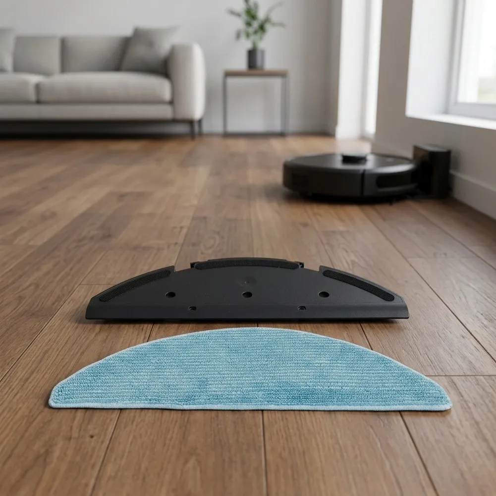 Microfiber Mop Pads Robot Vacuum Mop Kit For Daily Home Maintenance Easy Installation Design Optimal Cleaning Performance