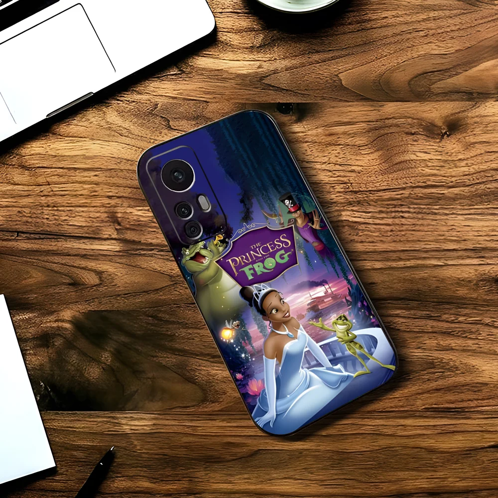 P-Princess And Frog Phone Case For Xiaomi 11 Redmi Note 11 5G 8T 9A 9 10T Note8Pro Note9 12SUltra Black Case