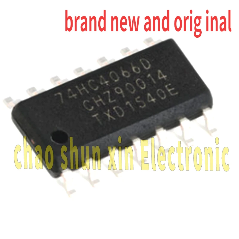 74Hc4066D New Original Soic-14 Four-Way Single-Knife Single-Throw Analog Switch Chip