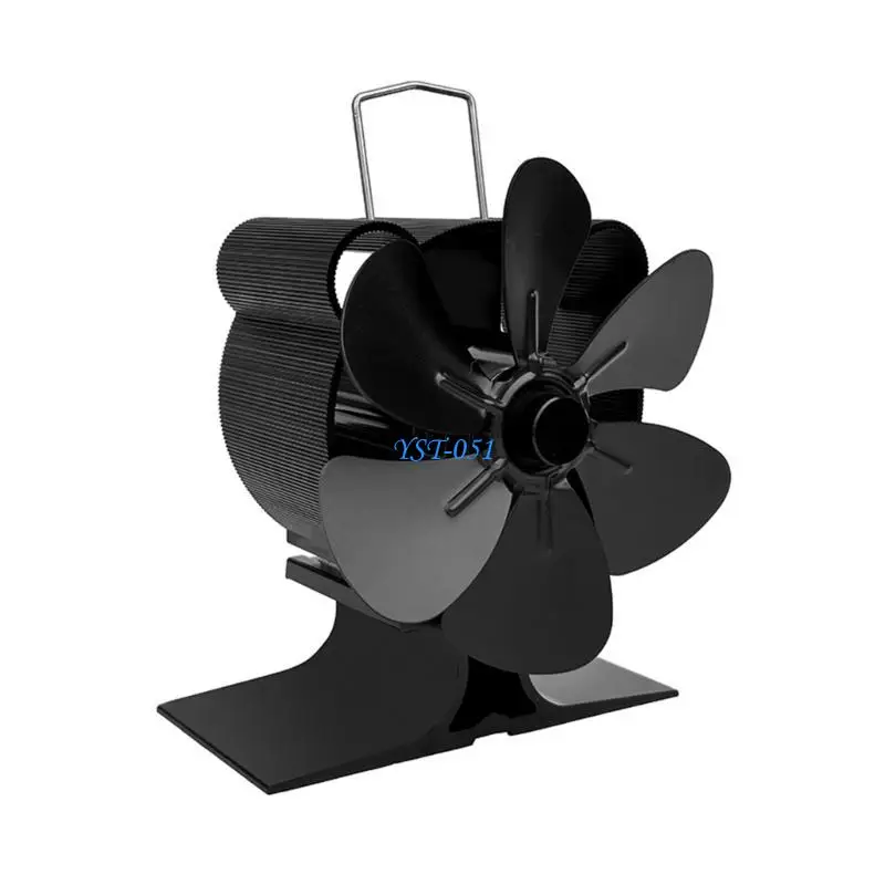 

E15A Durable & Practical Heat Distribution Fan Heat Powered Stove Fan for Wood Stove
