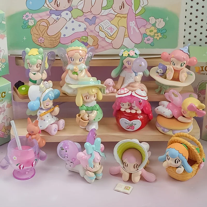 

Поиск единорога Aamy Пикник с бабочкой Серия слепая коробка Mystery Box Caixa Sorpresa Девушки Аниме Фигурки Подарок на день рождения Игрушка