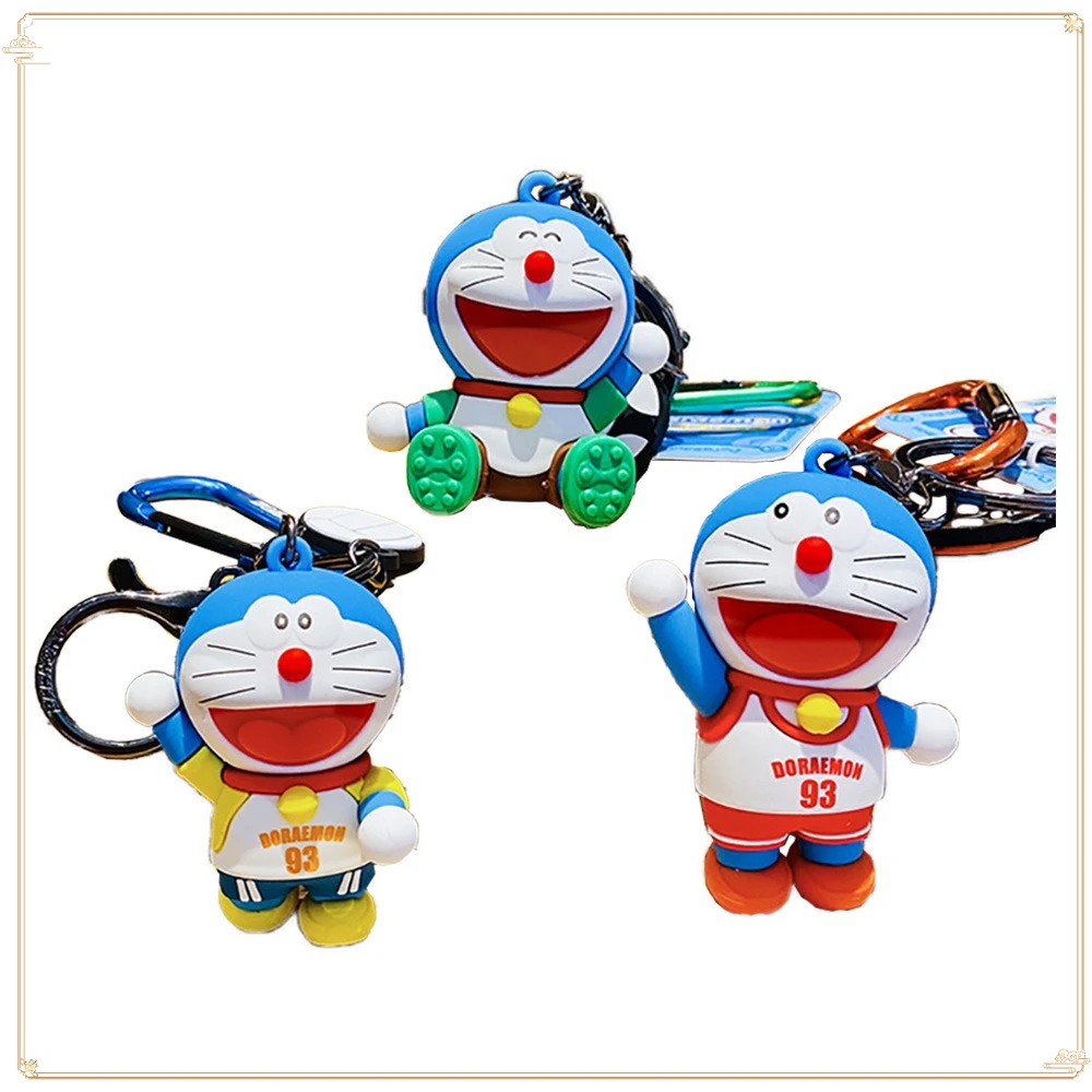 

Doraemon Creative Keychain Cute Doll Pendant for Boys and Girls Collection Backpack Pendant Christmas Exquisite Gift Decoration