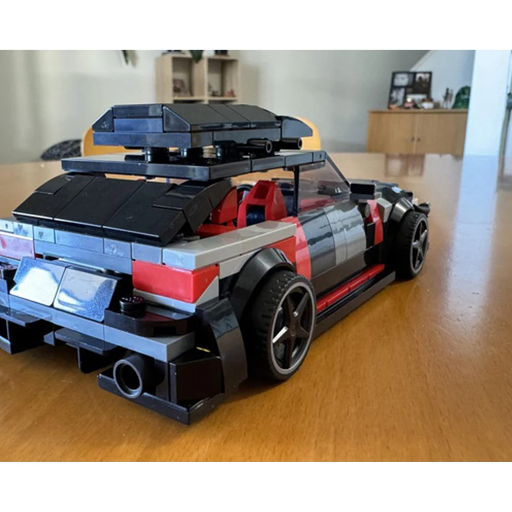 MOC Speed Champion City Car Jouet pour enfants, 380 pièces, célèbre marque, voiture de sport, modèle de construction, nuits, technologie, course, créatif, cadeau