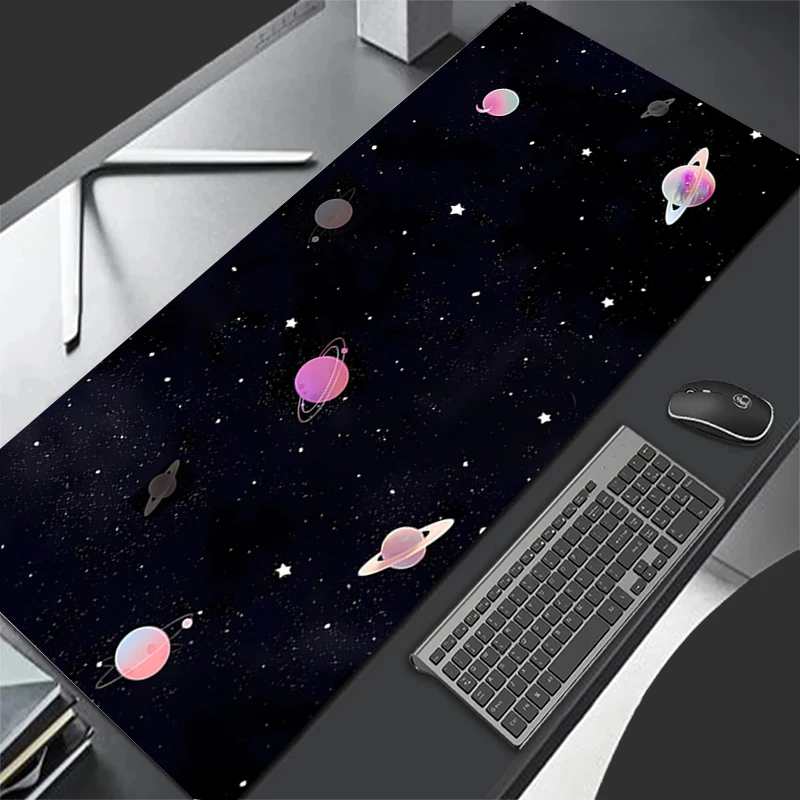 Mousepad Pattern Game Pad Rubber HD Mouse Pad PC Accessories Desk Mat Non Slip Office Table Mat Space Galaxy Gamer Keyboard Pad