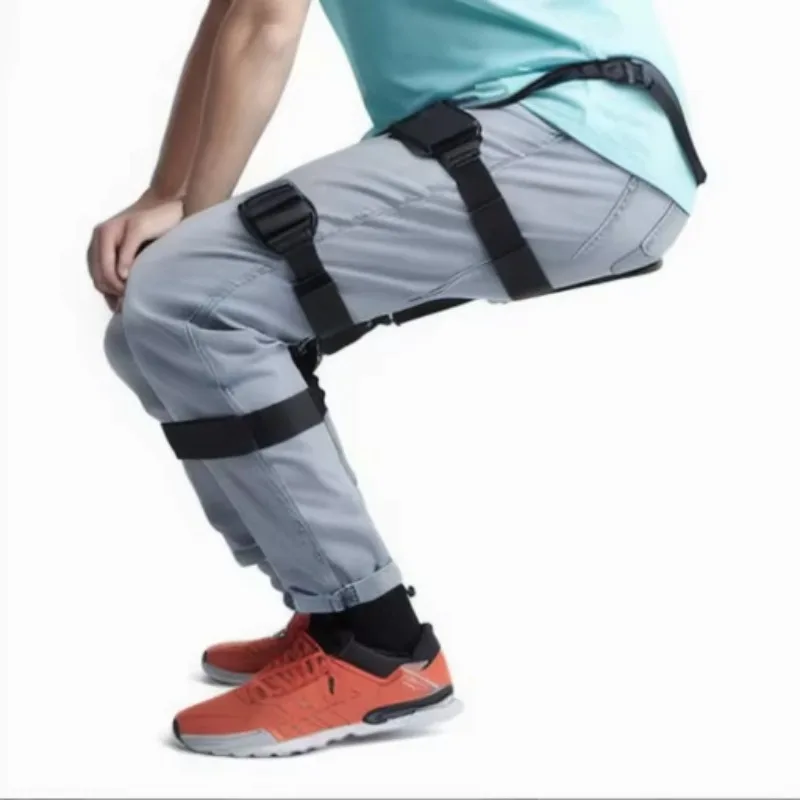 

Регулируемый стул без стула, носимый стул экзоскелета, портативное сиденье, легкий портативный складной волшебный стул для рыбалки в метро