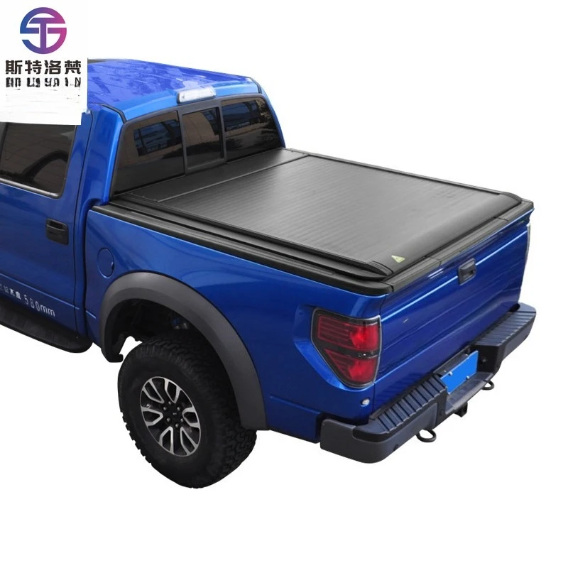 STLF AQTA غطاء الأسطوانة الكهربائية غطاء قابل للسحب Ram 1500 5.7 قدم غطاء برميل النبيذ الصلب #1