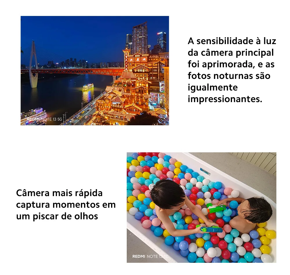 هاتف Xiaomi Redmi Note 13 5G Global Rom 8GB 128GB