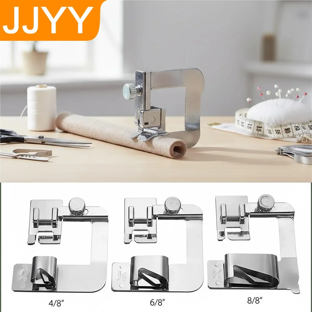 Nähmaschinen-Nähfuß-Set 13mm 19mm 25mm für Anfänger Saumzubehör DIY Bastelbedarf Nähwerkzeuge Teile