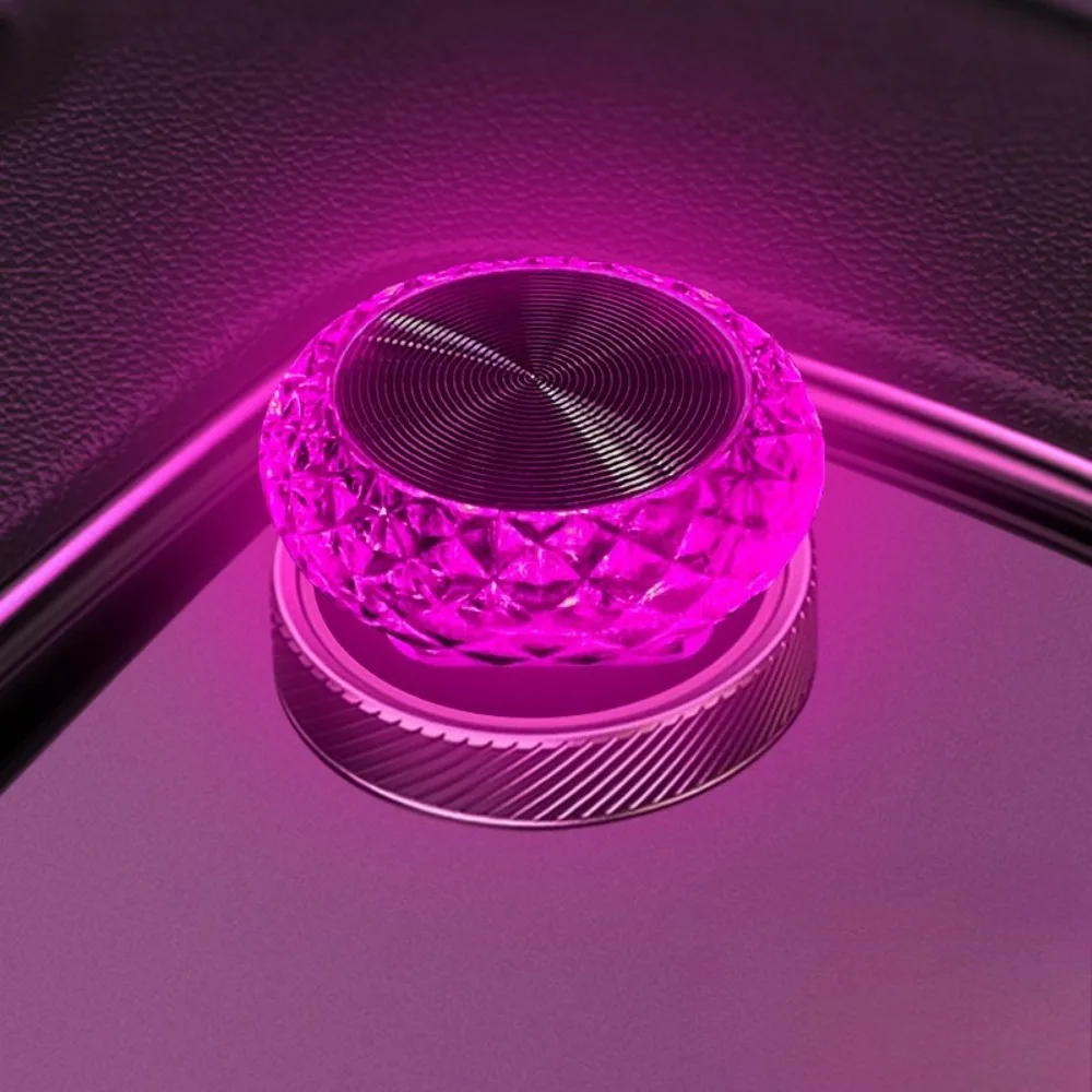 2Pcs Portable Design USB Ambient Light Colorful Lighting Plug Play LED Decorative Light Mini Size Car Atmosphere Lamps