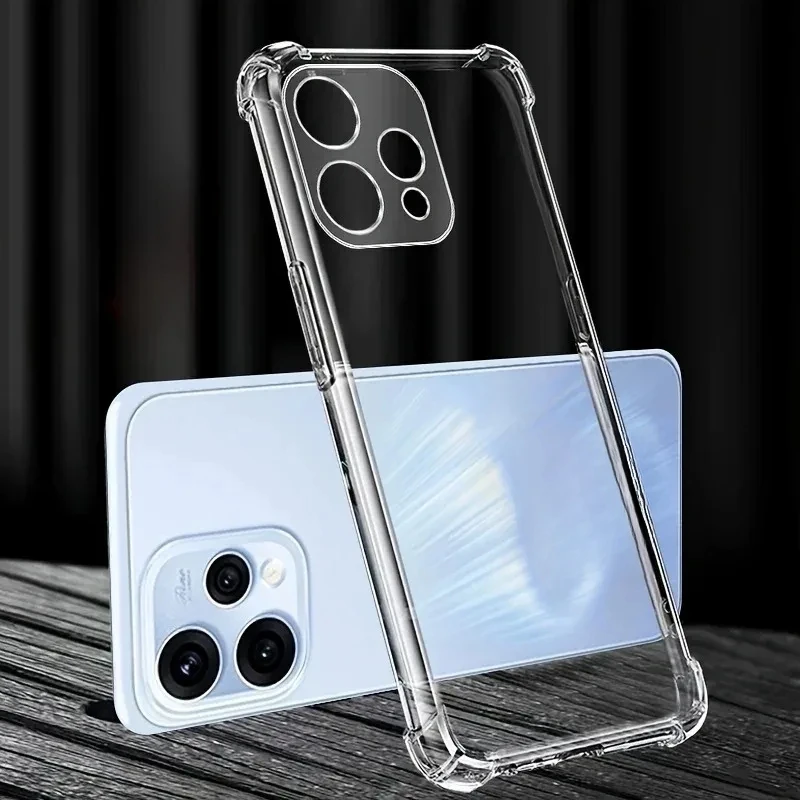 Transparent Phone Cases For OPPO Reno 15 Pro Reno15Pro Reno15C 15C Reno15 15 5G Soft Silicone Back Cover Clear Case Carcase Capa