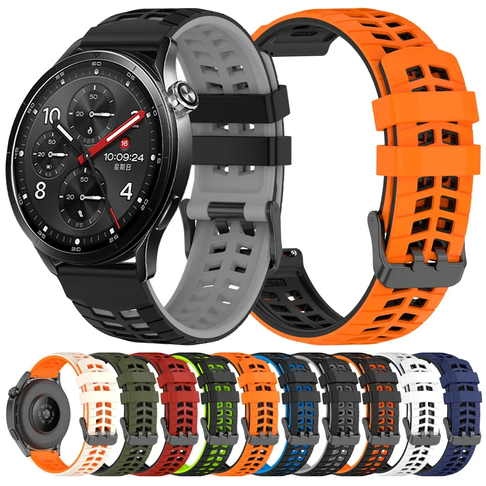 22mm Breathable Silicone Strap For Xiaomi watch S5 S4 S3 S2 S1 Pro Sport Replacement Bracelet For Xiaomi Watch 5/2Pro/Mi Color 2