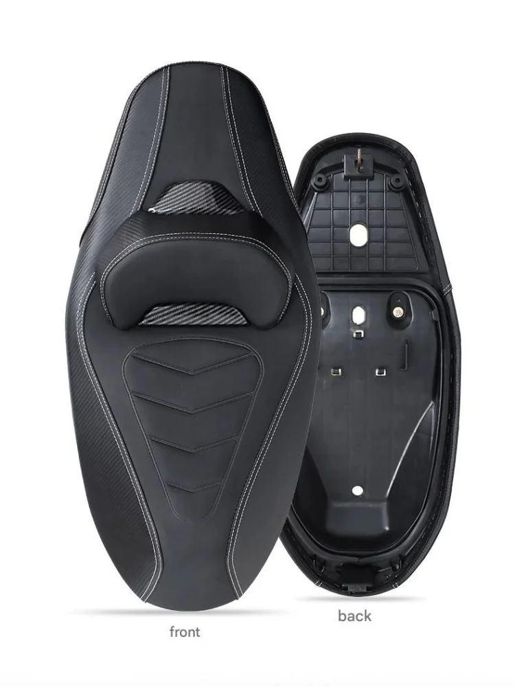 For NS125RX 2024 Modified Seat Cushion With Passenger Waist Backrest Breathable Surface Easy Original Position Installation
