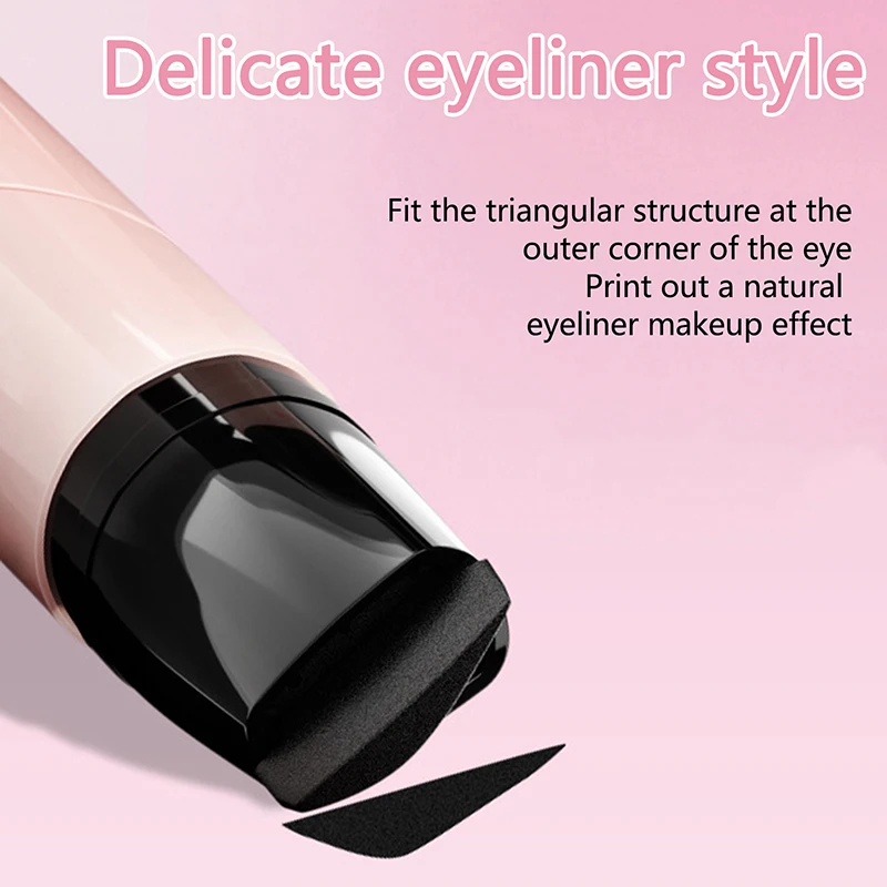 Eyeliner Stamp Integrated Eyeliner Stamp Precise Outline Signet Long-Lasting Eyeliner Liquid Pen Makeup Cosmetics