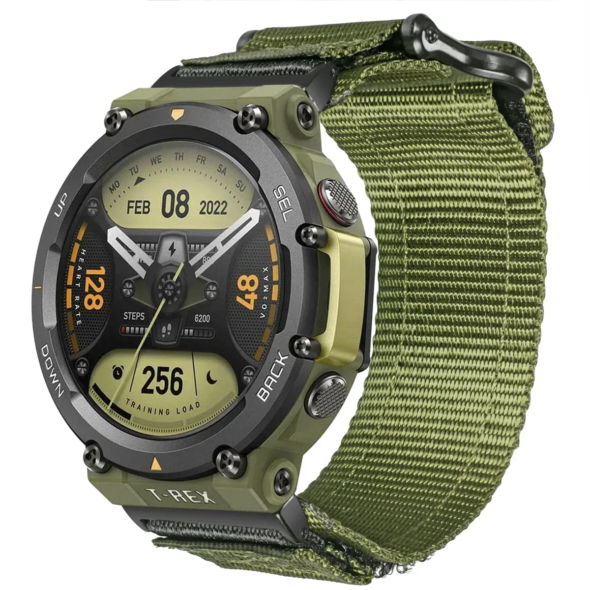 Нейлоновый ремешок с петлей для Huami Amazfit T-rex 2 3 Ultra Watch Band для Amazfit Trex Pro T Rex Tyrannosaurus Smartwatch Спортивный браслет