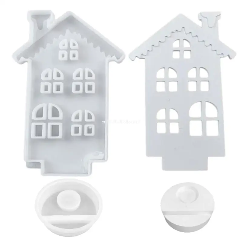 

Silicone Jewelry Making Mould Stand Mold Snow House Jewelry Epoxy Mould Dropship