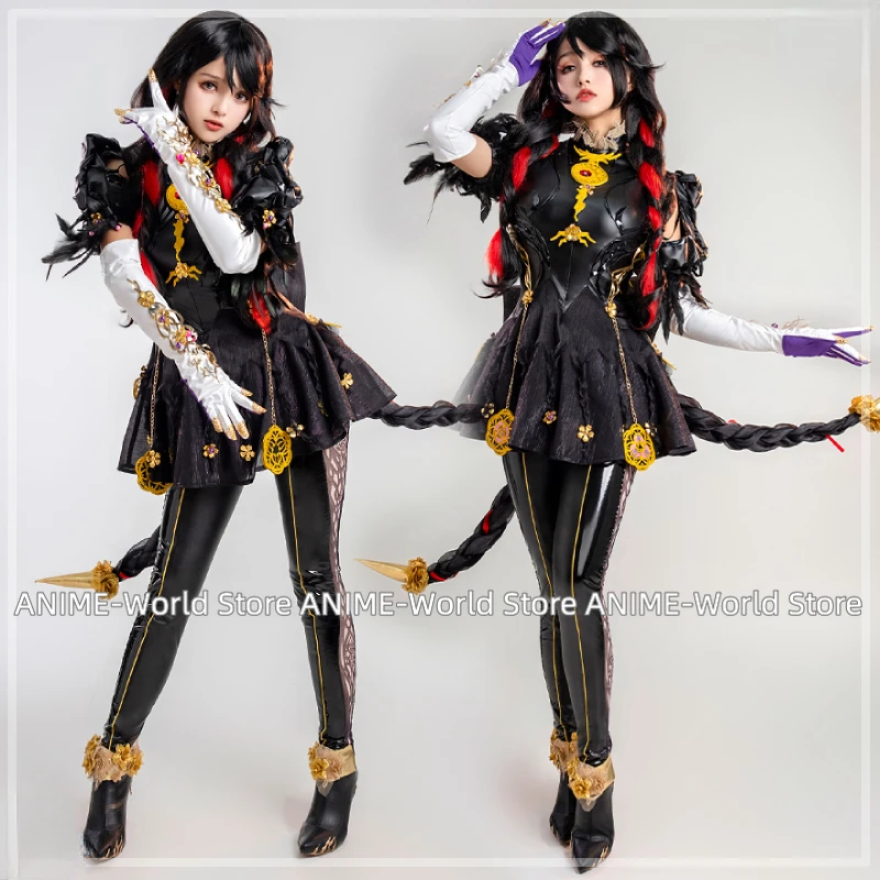 Irelia H Store Bayonetta Cosplay Costume Black Combat Suit Game Cosplay Costume Women