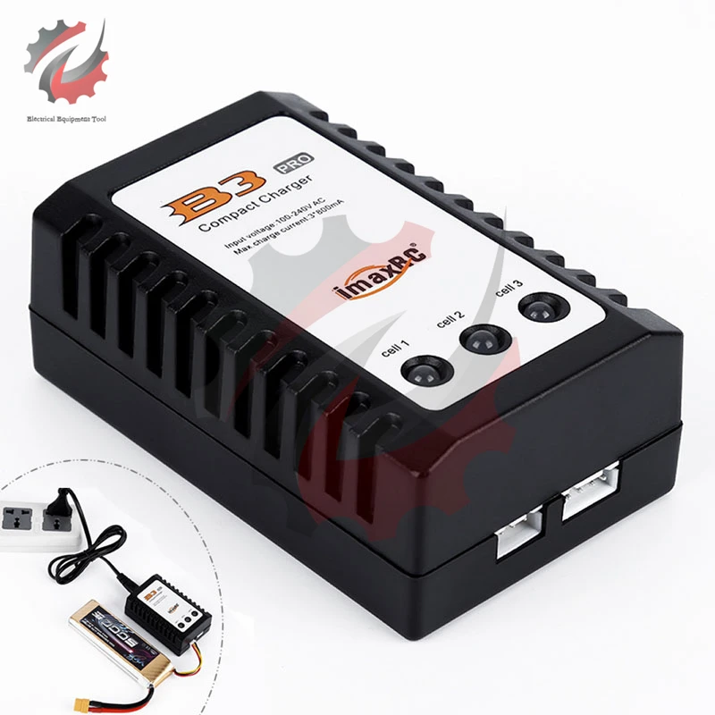 AC100V-240V EU/US Plug Balanced Battery Charger IMaxRC IMax B3 Pro Compact 2S 3S Lipo Balanced Battery Charger for RC Helicopter