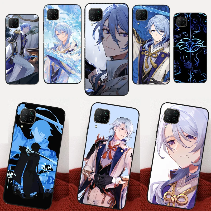 Genshin Impact Kamisato Ayato Case For Huawei Nova 10 9 SE 5T 3i 7i 8i Y61 Y60 Y90 P20 P40 P30 Lite P60 Pro P Smart 2021