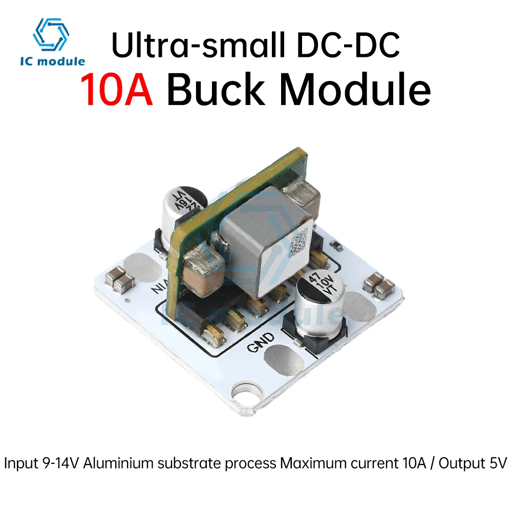 1-10 قطعة تيار مستمر 9-16 فولت إلى 5 فولت الناتج DC-DC باك وحدة 10A عالية الطاقة تنحى وحدة منظم #2