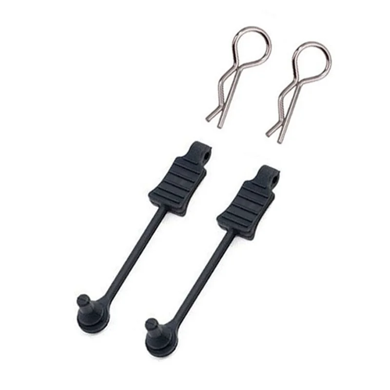 New A26P 4Pcs Rubber Body Clip Retainer Shell Fixed Buckle Lock AR390178 for ARRMA 1/7 Limitless Mojave 1/8 Typhon Kraton RC Car