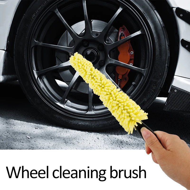 

2024 Car Wheel Cleaner Brush Tire Rim Cleaning Tool Auto Scrub Washing Vehicle Washer Dust Cleaner Sponge Car Washer For Auto