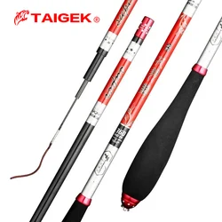 Taigek High Carbon Stream Fishing Pole Super Light Hard Telescopic Rod Hand carp,perch,crucian carp,freshwater rod