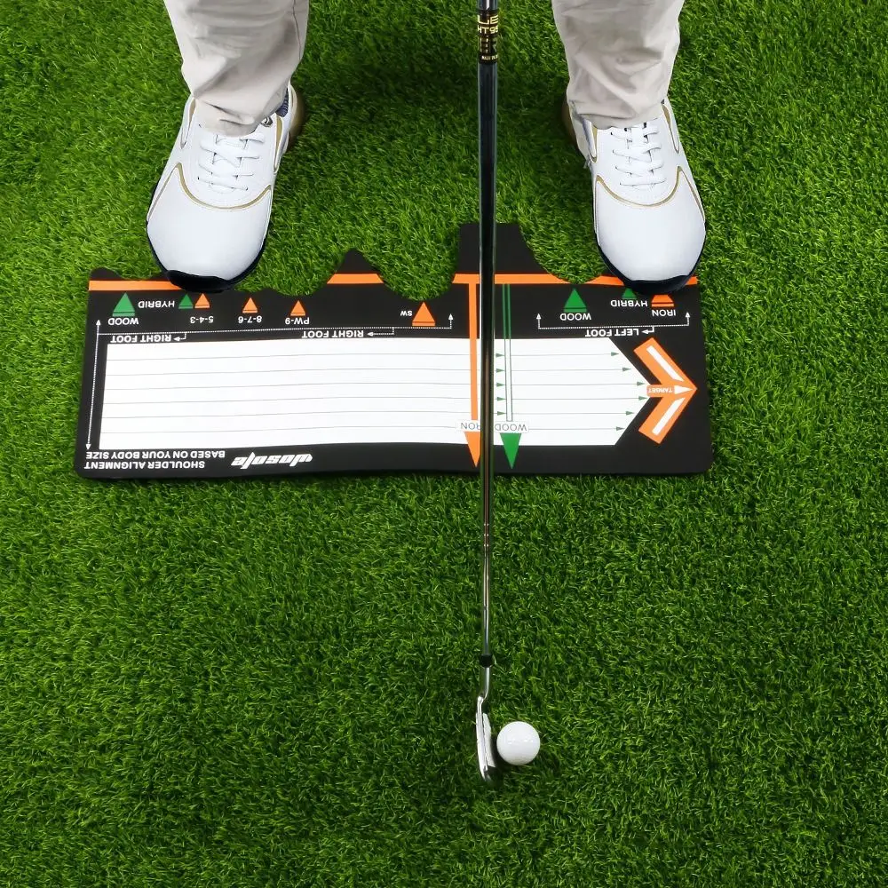 Haltung Hilfs Putter Praxis Gerät Schaukel Training Schlagen Station Matte Golf Training Matte Nicht-skid Haltung Corrector