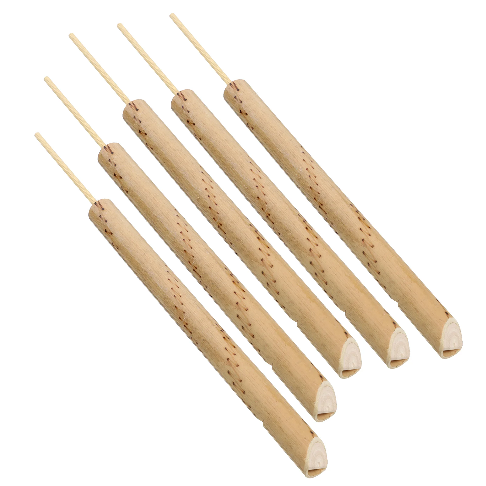 

5 Pcs Bamboo Flute Bird Whistle Plaything Playthings Miniature Teens Bulk Birdsong Music Small