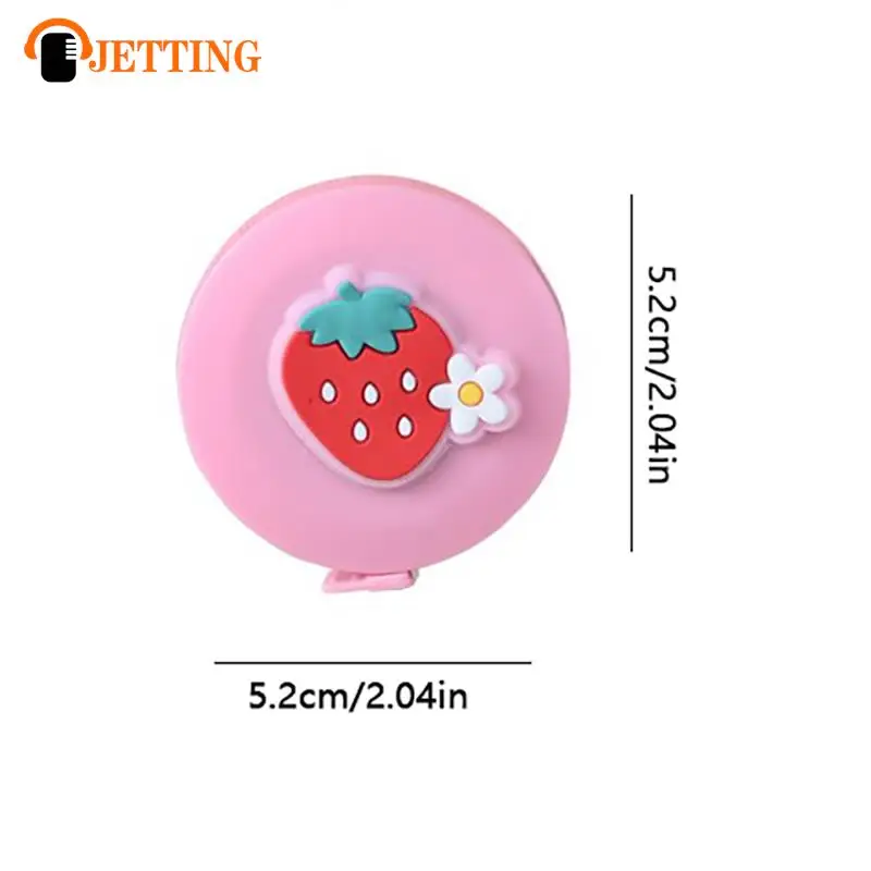 Cartoon Mini Tape Meet Multifunctionele Ronde Draagbare Meetlint Drie Omtrek Borstomvang