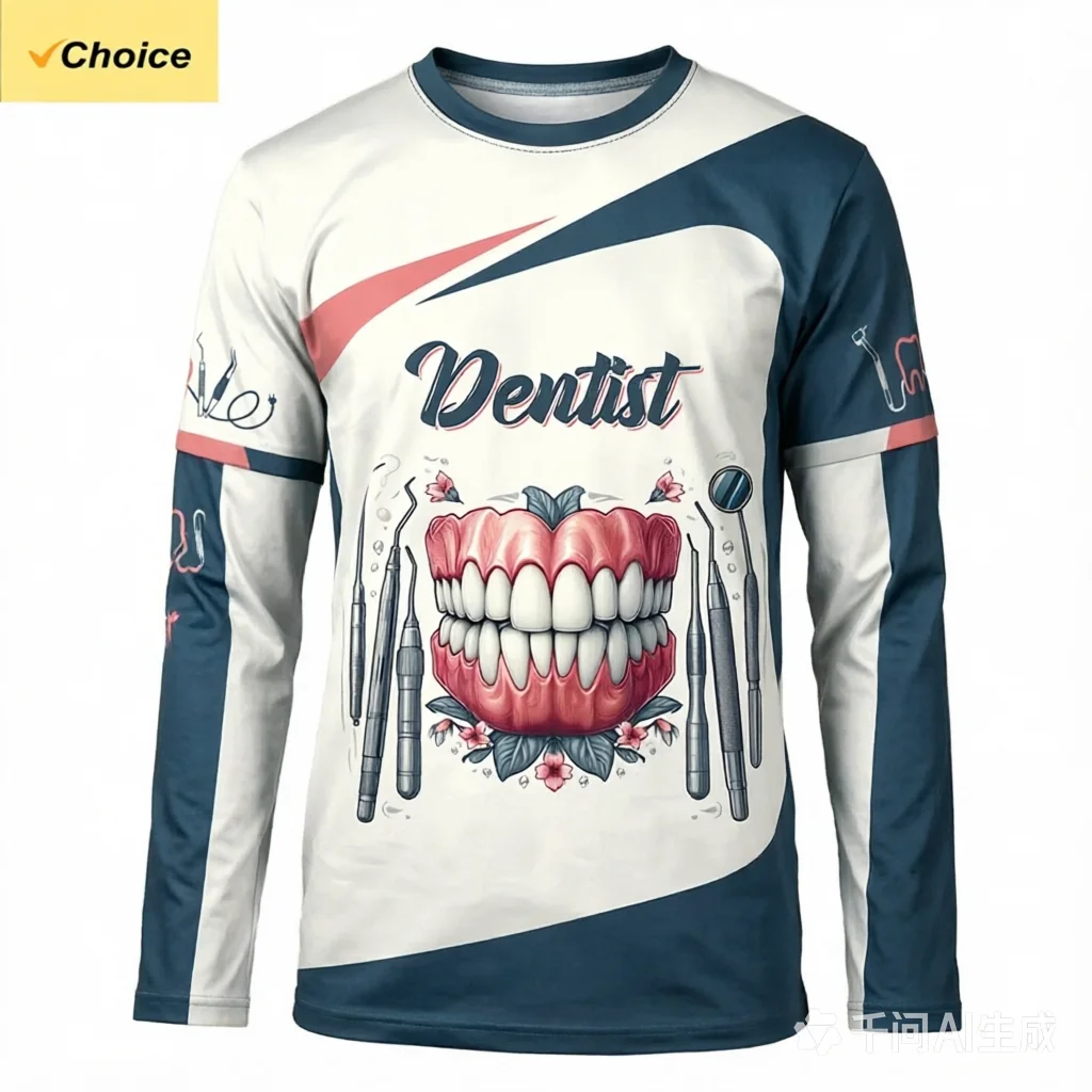 3D Printing Tooth - T-shirt da uomo con stampa 3D