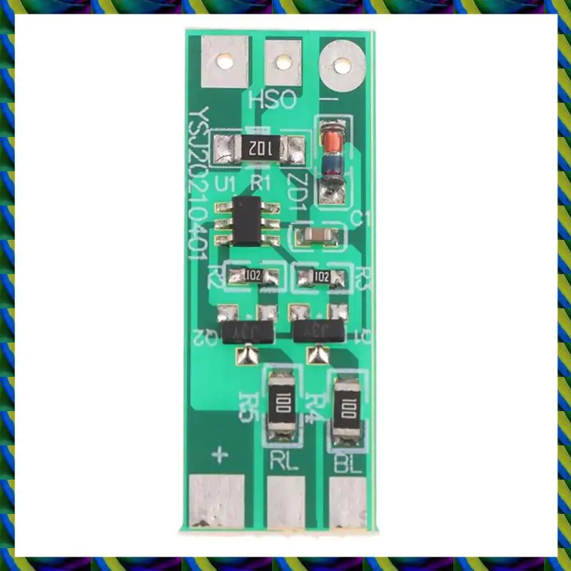 Daily 3-12V Strobe Flashing Module Red Blue 2-Color LED Light For Electric Vehicle Safety Light