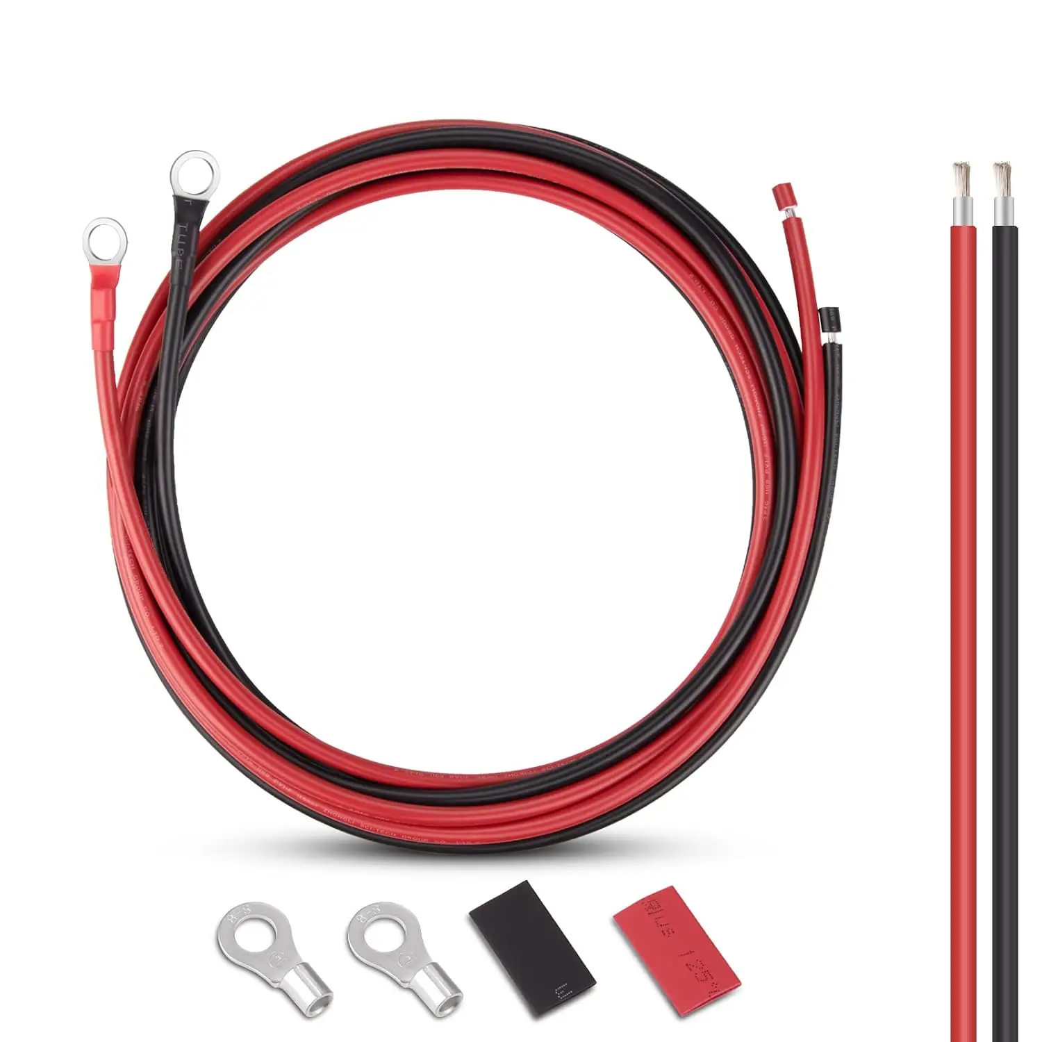10 Gauge Wire Tinned Copper Tray Cable - Connect Charge Controller and Battery for Solar Panel MPPT RV Automotive Marine Boat